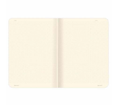 Тетради 40 л. в точку обложка SoftTouch, НАБОР 3 шт., бежевая бумага 70 г/м2, сшивка, А5 (147х210 мм), MEMORIES,BRAUBERG, 403803