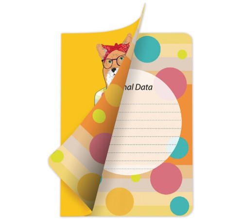 Тетрадь 60 л. в клетку обложка SoftTouch, бежевая бумага 70 г/м2, сшивка, В5 (179х250 мм), FOXY, BRAUBERG, 403815