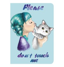 Тетрадь 60 л. в клетку обложка SoftTouch, бежевая бумага 70 г/м2, сшивка, В5 (179х250 мм), НЕДОТРОГА, BRAUBERG, 1403817