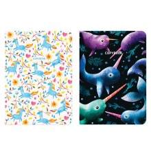 Тетради 60 л. в клетку обложка SoftTouch, НАБОР 2 шт., бежевая бумага 70 г/м2, сшивка, B5 (179х250 мм), FANTASY, BRAUBERG, 403820