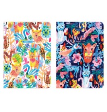 Тетради 60 л. в точку обложка SoftTouch, НАБОР 2 шт., бежевая бумага 70 г/м2, сшивка, B5 (179х250 мм), NIGHT/DAY, BRAUBERG, 403830