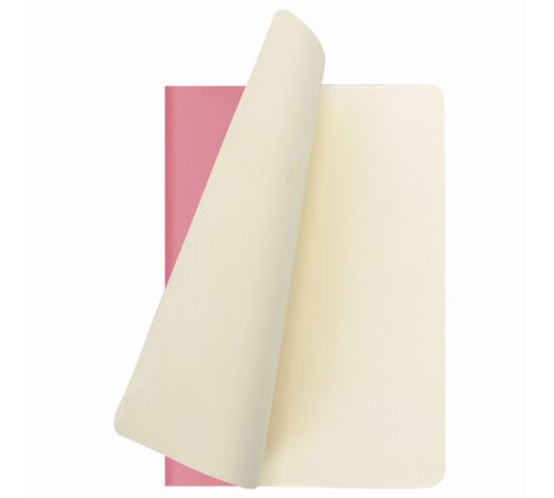 Тетрадь 60 л. в линию обложка кожзам SoftTouch, сшивка, B5 (179х250мм), РОЗОВЫЙ, BRAUBERG RAINBOW, 403885