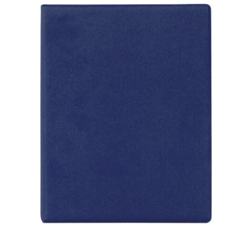 Тетрадь на кольцах А5 (180х220 мм), 80 листов, обложка ПВХ, клетка, BRAUBERG, синий, 403913