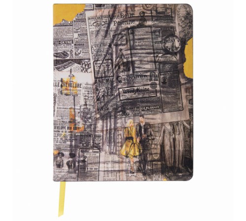 Тетрадь А5 (168х208 мм). 80 л., сшивка, клетка, под кожу, BRAUBERG VISTA, 