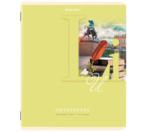 Тетради предметные, КОМПЛЕКТ 12 ПРЕДМЕТОВ, 48 листов, обложка картон, BRAUBERG, 