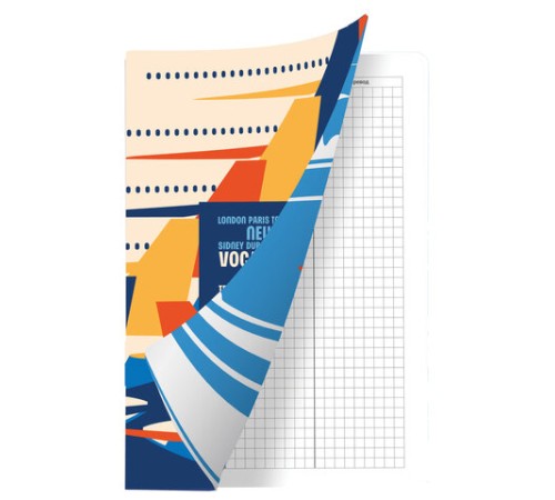 Тетрадь-словарь для записи иностранных слов, А5, 60 л., КОЖЗАМ, сшивка, клетка, 