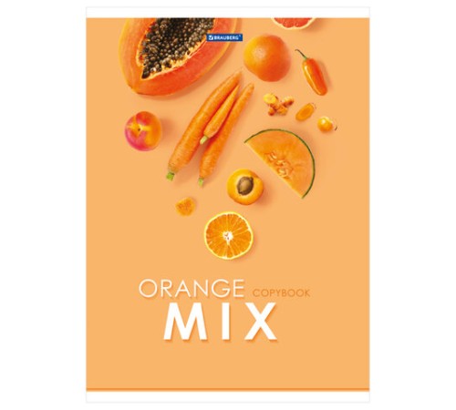 Тетрадь А4, 80 л., BRAUBERG, скоба, клетка, обложка картон, 