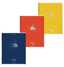 Тетрадь А4, 80 л., BRAUBERG, скоба, клетка, глянцевый лак, 