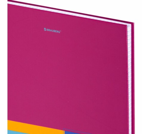 Тетрадь А4, 80 л., BRAUBERG, гребень, клетка, обложка твердая, 