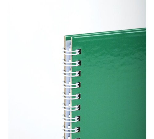 Тетрадь А4, 80 л., BRAUBERG, гребень, клетка, обложка твердая, 