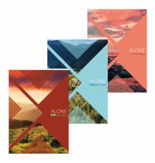 Тетрадь А4, 96 л., BRAUBERG, скоба, линия, обложка картон, 