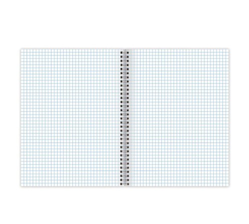 Тетрадь А4, 120 л., BRAUBERG гребень, клетка, обложка картон, 