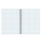 Тетрадь А4, 120 л., BRAUBERG гребень, клетка, обложка картон, 