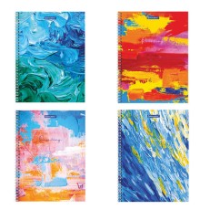 Тетрадь А4, 120 л., BRAUBERG гребень, клетка, обложка картон, 