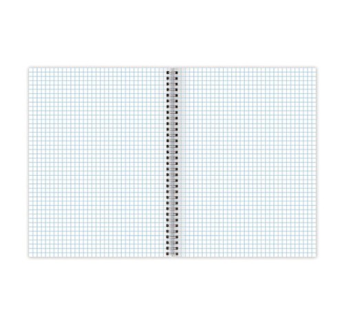 Тетрадь А4, 120 л., BRAUBERG гребень, клетка, обложка картон, 