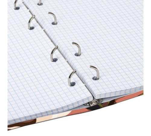 Тетрадь на кольцах А5 (175х215 мм), 120 листов, твердый картон, клетка, BRAUBERG, Vision, 404075