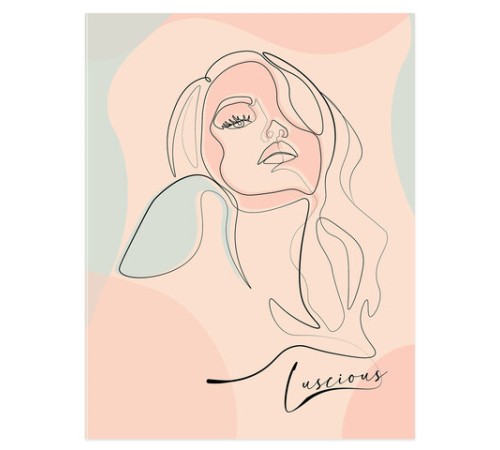 Тетрадь на кольцах А5 (175х215 мм), 120 листов, твердый картон, клетка, BRAUBERG, Девушка, 404076