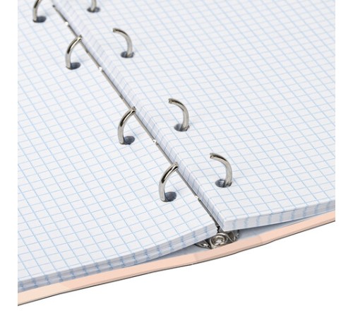 Тетрадь на кольцах А5 (175х215 мм), 120 листов, твердый картон, клетка, BRAUBERG, Девушка, 404076