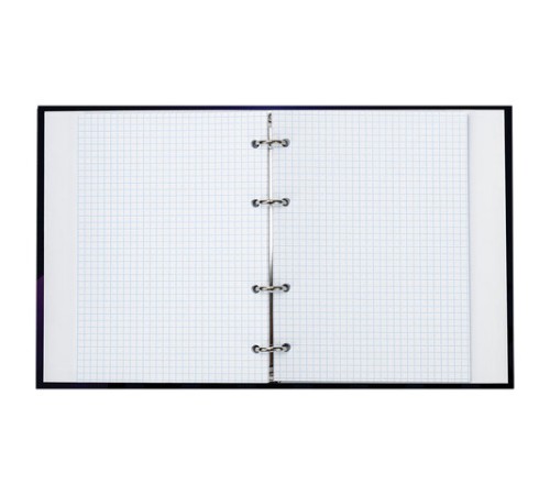 Тетрадь на кольцах А5 (175х215 мм), 120 листов, твердый картон, клетка, BRAUBERG, Cyber, 404083