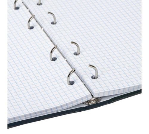 Тетрадь на кольцах А5 (175х215 мм), 120 листов, твердый картон, клетка, BRAUBERG, Cyber, 404083