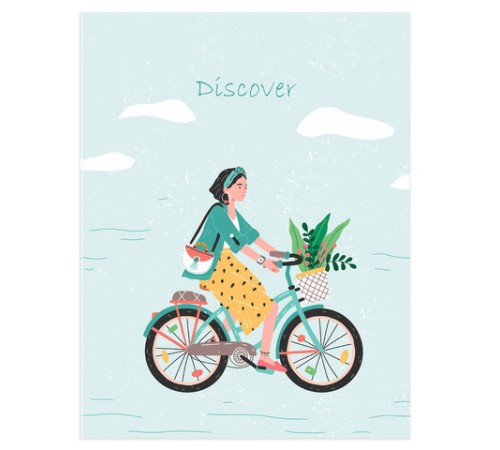 Тетрадь на кольцах А5 (175х215 мм), 120 листов, твердый картон, клетка, BRAUBERG, Discover, 404085