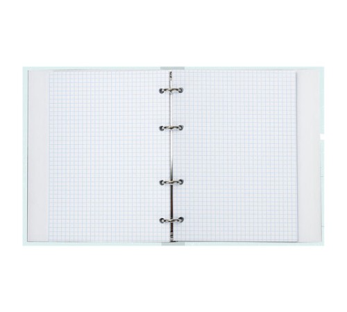 Тетрадь на кольцах А5 (175х215 мм), 120 листов, твердый картон, клетка, BRAUBERG, Discover, 404085