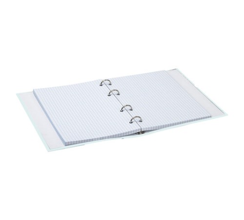 Тетрадь на кольцах А5 (175х215 мм), 120 листов, твердый картон, клетка, BRAUBERG, Discover, 404085