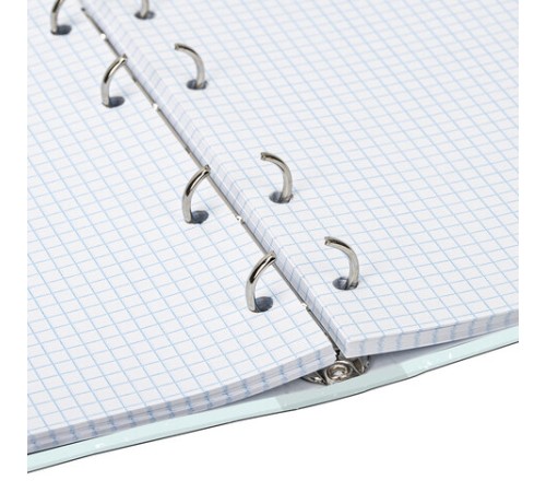 Тетрадь на кольцах А5 (175х215 мм), 120 листов, твердый картон, клетка, BRAUBERG, Discover, 404085