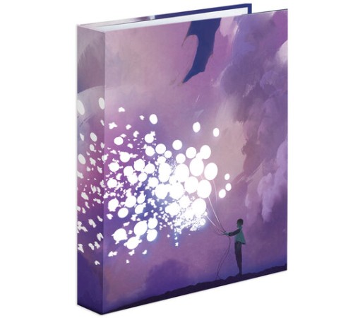 Тетрадь на кольцах А5 (175х215 мм), 160 листов, твердый картон, клетка, BRAUBERG, 