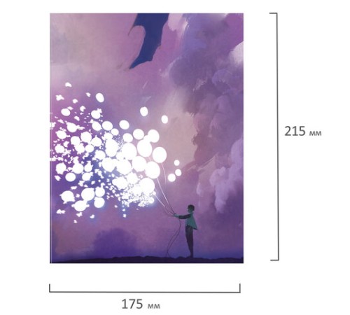 Тетрадь на кольцах А5 (175х215 мм), 160 листов, твердый картон, клетка, BRAUBERG, 