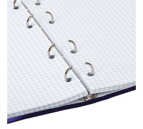 Тетрадь на кольцах А5 (175х215 мм), 160 листов, твердый картон, клетка, BRAUBERG, 