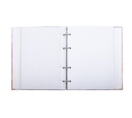 Тетрадь на кольцах А5 (175х215 мм), 240 листов, твердый картон, клетка, BRAUBERG, Cloud, 404094