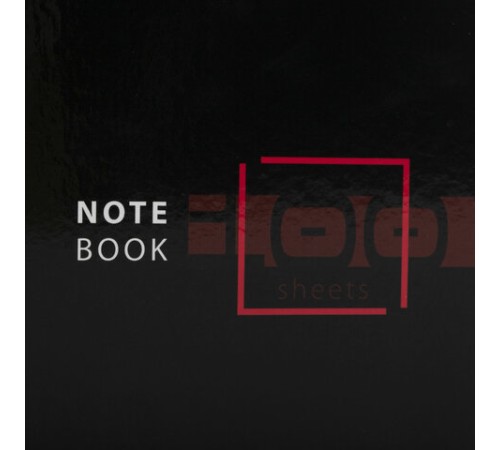 Тетрадь на кольцах БОЛЬШАЯ А4 (210х305 мм), 100 листов, твердый картон, клетка, BRAUBERG, Dark, 404101