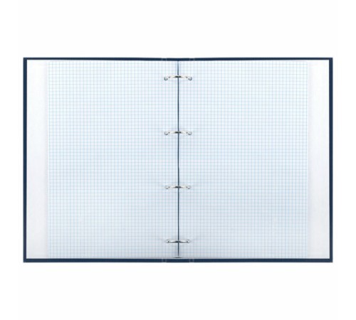 Тетрадь на кольцах БОЛЬШАЯ А4 (210х305 мм), 100 листов, твердый картон, клетка, BRAUBERG, Shade, 404102