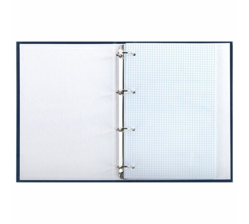 Тетрадь на кольцах БОЛЬШАЯ А4 (210х305 мм), 100 листов, твердый картон, клетка, BRAUBERG, Shade, 404102