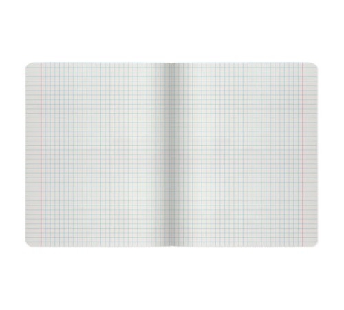 Тетрадь А5 48л. АЛЬТ скоба, клетка, глянцевый лак, 