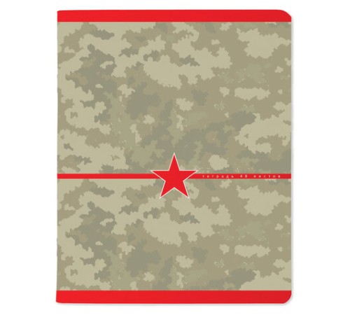 Тетрадь А5 48 л. АЛЬТ скоба, клетка, глянцевый лак, 