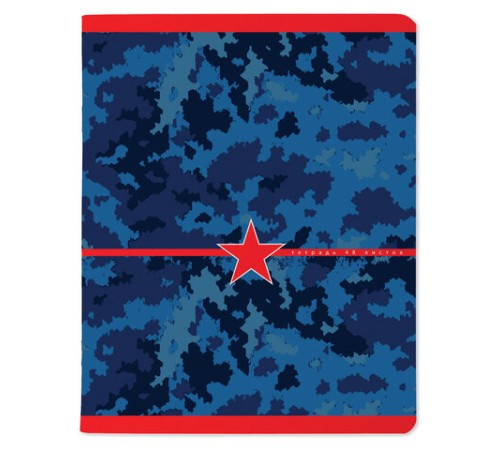 Тетрадь А5 48 л. АЛЬТ скоба, клетка, глянцевый лак, 