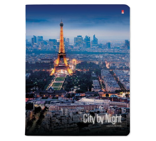 Тетрадь А5 48 л. АЛЬТ скоба, клетка, глянцевый лак, 