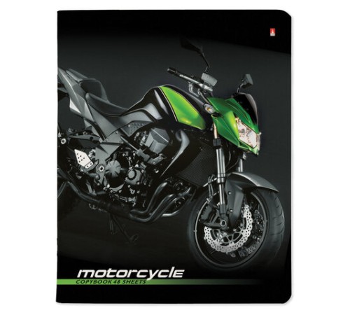 Тетрадь А5 48 л. АЛЬТ скоба, клетка, глянцевый лак, 