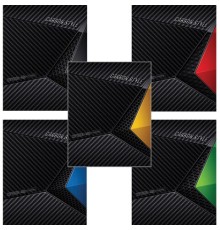 Тетрадь А5, 48 л., HATBER, скоба, клетка, выборочный лак, 