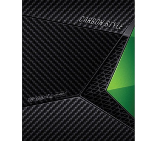 Тетрадь А5, 48 л., HATBER, скоба, клетка, выборочный лак, 