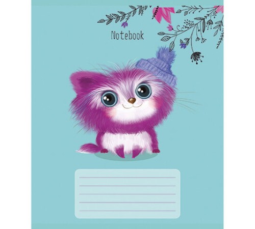 Тетрадь 12 л., ПЗБМ, клетка, фольга, 