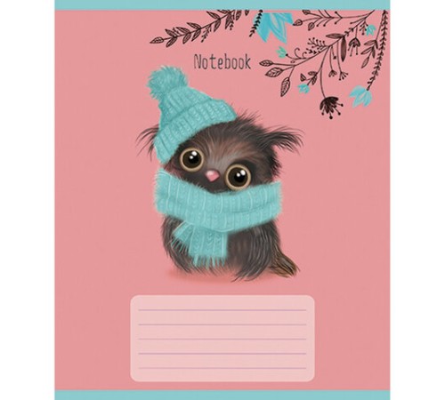 Тетрадь 12 л., ПЗБМ, клетка, фольга, 