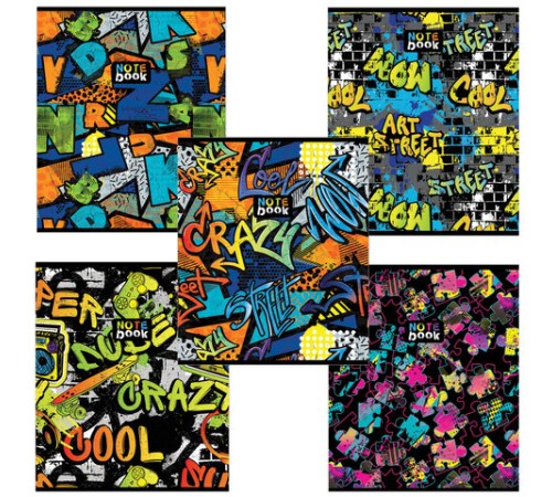 Тетрадь А5 48 л. ПЗБМ, скоба, клетка, выборочный TWIN лак, 