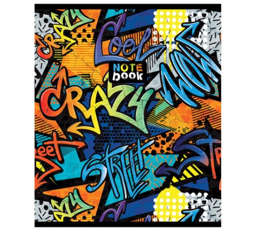 Тетрадь А5 48 л. ПЗБМ, скоба, клетка, выборочный TWIN лак, 