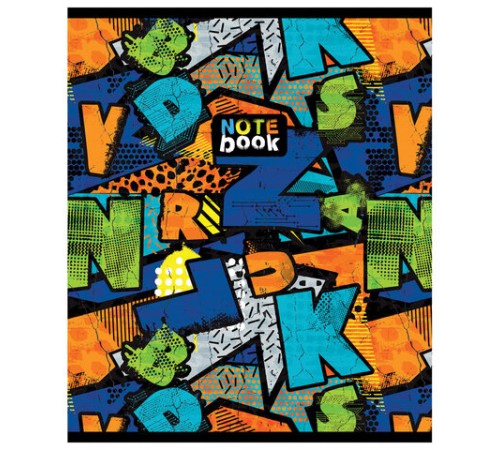 Тетрадь А5 48 л. ПЗБМ, скоба, клетка, выборочный TWIN лак, 