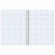 Тетрадь А5 48 л. BRAUBERG гребень, клетка, обложка картон, 