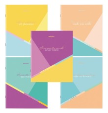 Тетрадь А5 48 л. BRAUBERG скоба, клетка, обложка картон, 