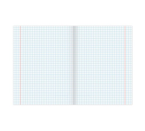 Тетрадь А5 48л. BRAUBERG скоба, клетка, обложка картон, 